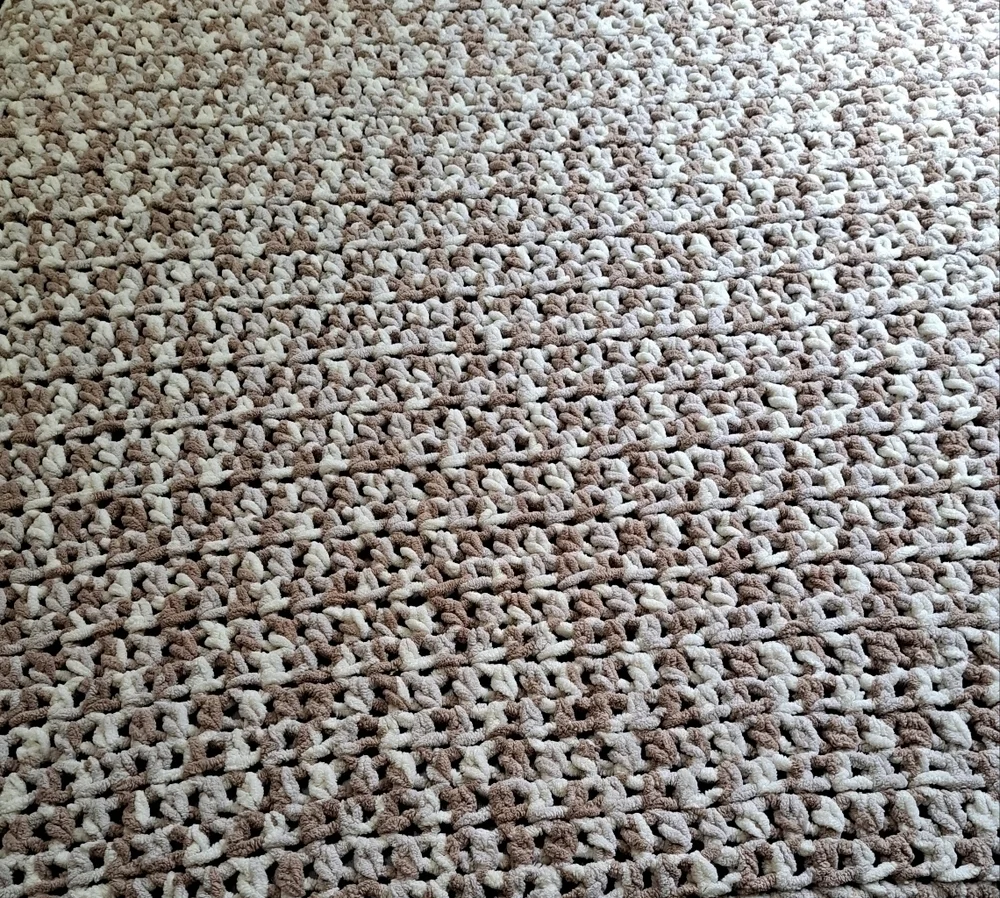 New Handmade Chenille Bedspread/Blanket/Throw  Size 65